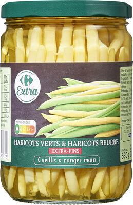 Haricots verts & haricots beurre extra-fins