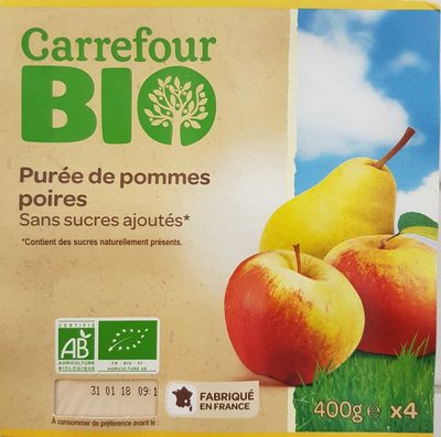 CarrefourBioCarrefour PommePoireSanssucresajoutés