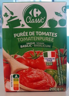 Image descriptive de PuréedetomatessaveurBasilic