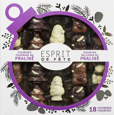 EspritdeFêteCarrefour Figurinesfourrageaupraline