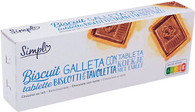 Simpl,Carrefour Biscuit tablette