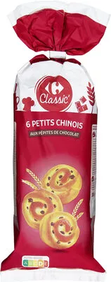 Brioches petit chinois aux pépites de chocolat