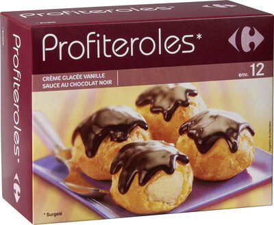 Image descriptive de Profiterolescrèmeglacéevanille