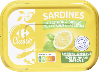 Carrefour Sardinesaucitronbasilic