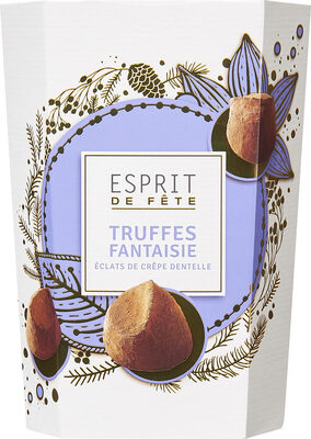 Truffes fantaisie éclats de crêpe dentelle