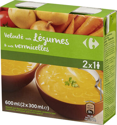 Carrefour Velouté aux Légumes & aux vermicelles