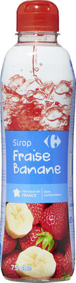 Sirop fraise banane