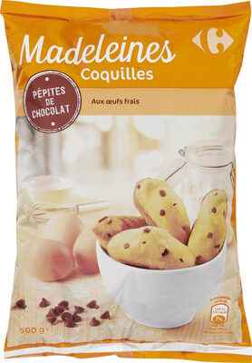 Image descriptive de Madeleines coquilles aux Pépites de chocolat