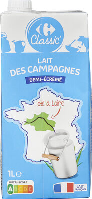 Carrefour Laitdescampagnesdemiécrémé