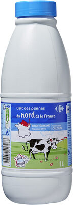 Lait demi-écrémé stérilisé UHT