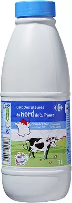 Carrefour Lait demi-écrémé stérilisé UHT