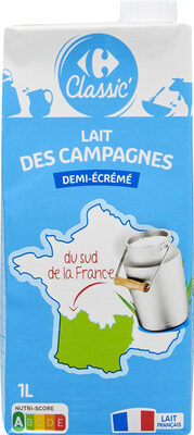 Carrefour Laitdescampagnesdemiécrémé