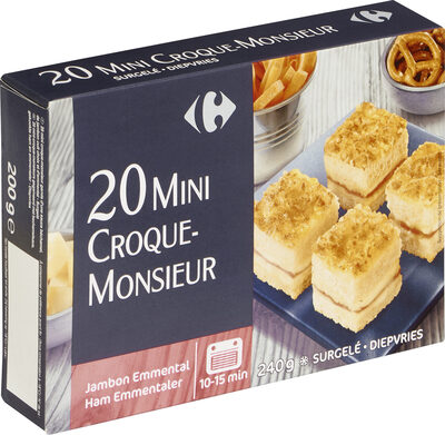 Image descriptive de Mini Croque Monsieur Jambon Emmental