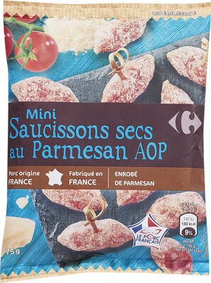 Image descriptive de MinisaucissonssecsauParmesanAOP