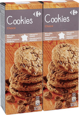 Image descriptive de Carrefour Cookies Choco *2