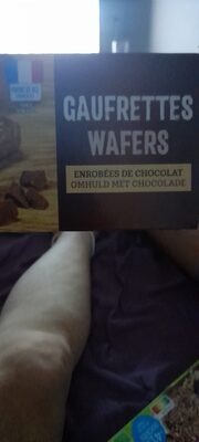 Gaufrettes enrobées de chocolat