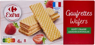 Gaufrettes goût fraise