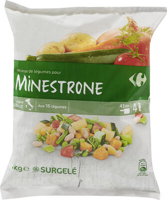 Image descriptive de Mélange de légumes pour Minestrone