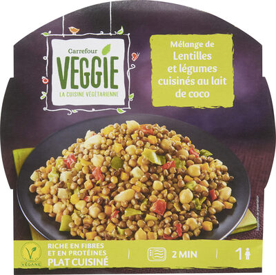 Mélangedelentillesetlégumes