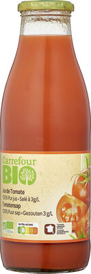 Carrefour 100% Pur Fruit Pressé Jus de Tomate de Marmande