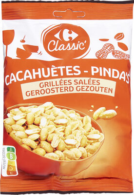 CARREFOUR CLASSIC' CACAHUÈTES GRILLEES SALEES