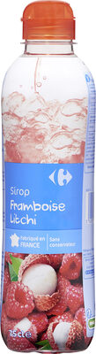 Sirop framboise-litchi