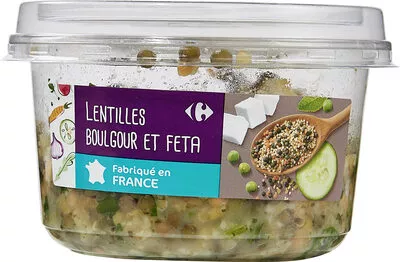 Lentilles Boulgour Féta