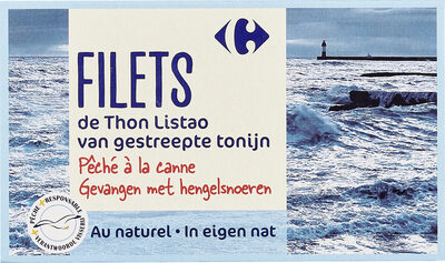 Carrefour Filets de thon Listao au Naturel