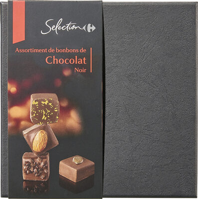 Carrefour Assortiment de bonbons de Chocolats noirs