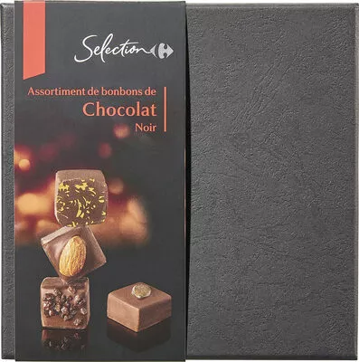 Assortiment de bonbons de Chocolats noirs