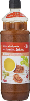 Image descriptive de Saucevinaigretteauxtomatesséchées