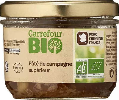 CarrefourBIO PâtédecampagnesupérieurBIO