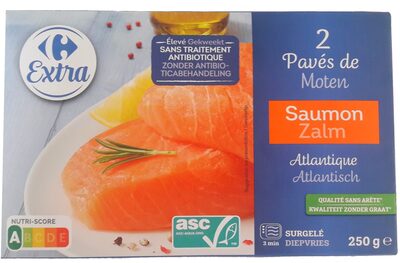 Image descriptive de 2 pavés de Saumon Atlantique