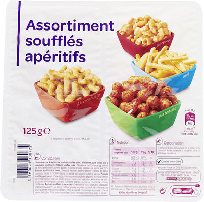 Image descriptive de Assortiment Soufflés Apéritifs