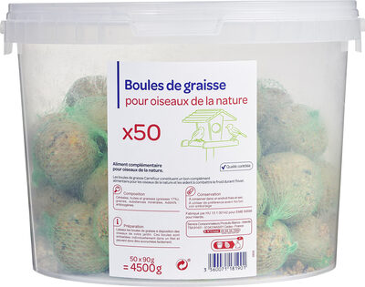 Carrefour Boules de graisse pour oiseaux