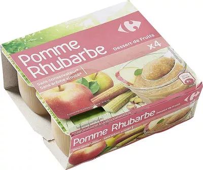 PommeRhubarbeDessertdefruits