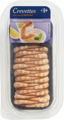 Carrefour Crevettes avec sauce cocktail