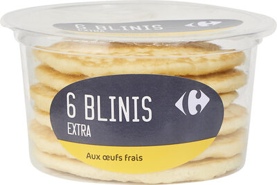 Image descriptive de Blinis extra aux œufs frais