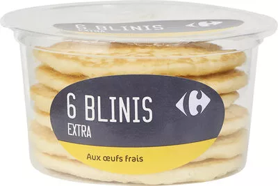 Blinis extra aux œufs frais