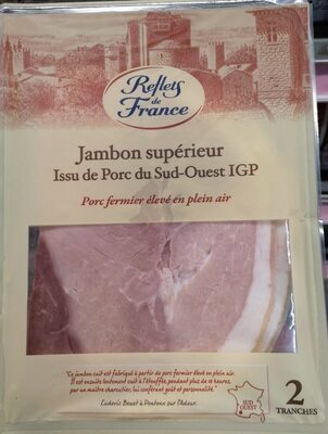 Image descriptive de Jambon supérieur issu de porc du sud-ouest igp