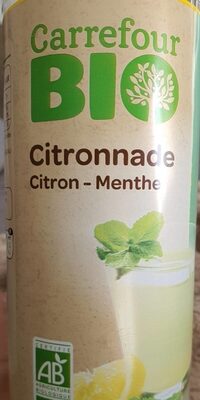 Citronnade citron menthe bio