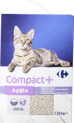 Carrefour Litière pour chat compact