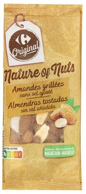 Amandes grillées sans sel ajouté