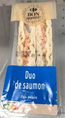 Duo de saumon, pain polaire