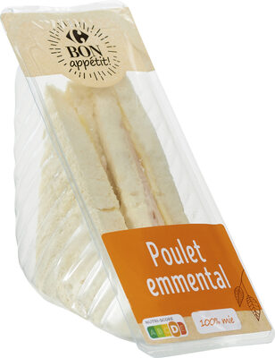 Image descriptive de Sandwich100miepouletemmental