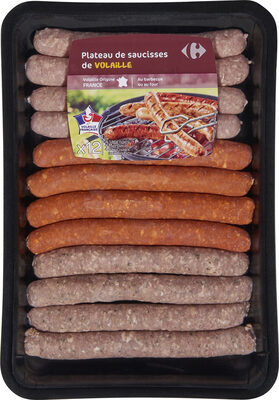 Carrefour 12 merguez de volaille