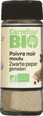 Image descriptive de Poivre noir moulu bio