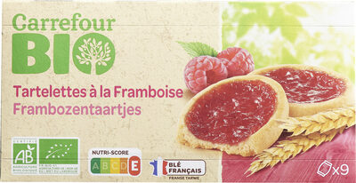 Carrefour Bio Tartelettes à la framboise