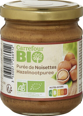 Carrefour Bio Purée de noisettes