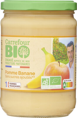 Carrefour,Carrefour Bio Pomme Banane Sans sucres ajoutés**